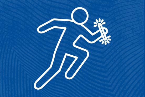 Person running