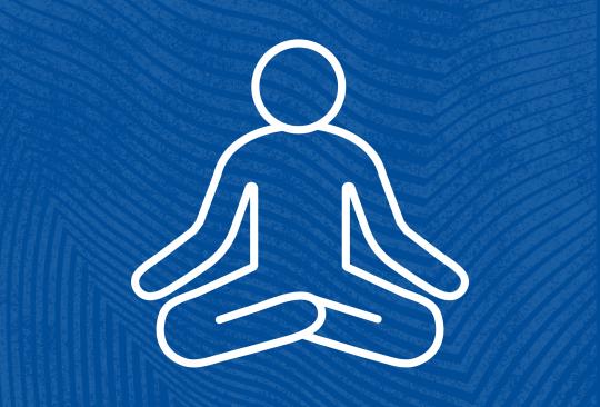 Person practicing yoga