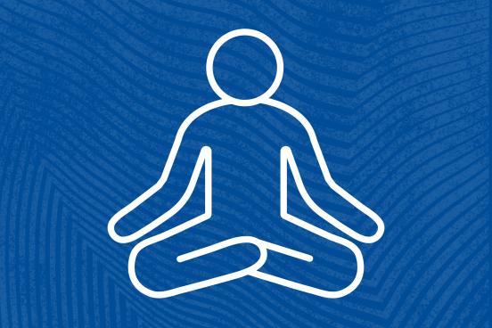 Person practicing yoga