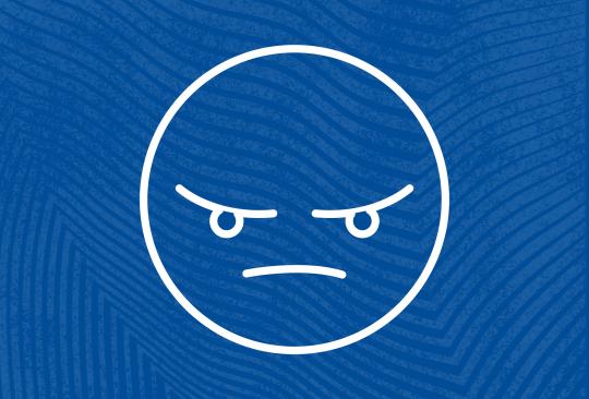 Angry face